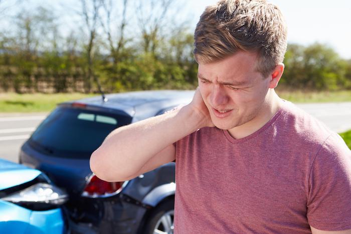 Neck pain after car accident